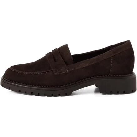 Tamaris Instappers bruin Suede - Maat 36