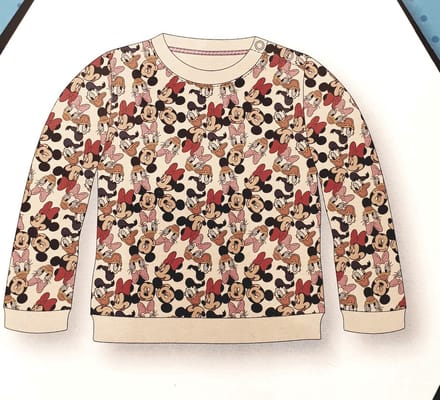 Disney- Mickey en vrienden - Sweater - maat 80/86