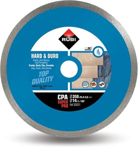 Rubi cpa diamantzaagblad - 350x25,4mm - tegels - 30931