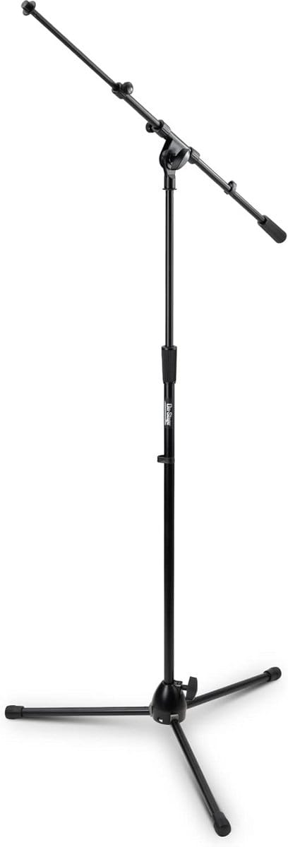 Professionele Telescopische Microfoon Standaard met Boomarm - Zwart