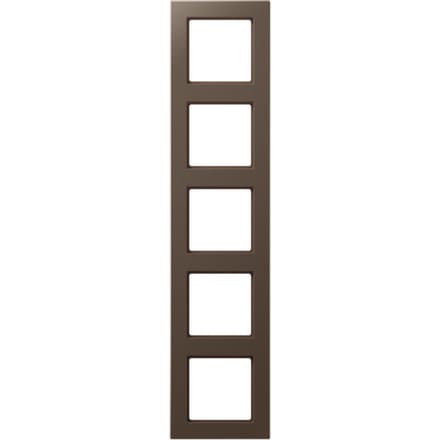Jung 5 Gang Afdekking Frame A Creatie Mocha - AC585MO