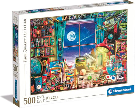 Legpuzzel - 500 Stukjes - Ontspanning - Gerecyclede Materialen - 49 x 36 cm - Meerkleurig