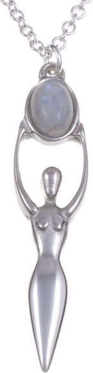Goddess Hanger -regenboog maansteen, trandy sieraden