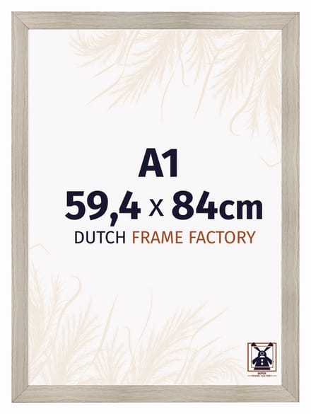 Fotolijst A1 59,4x84 cm - MDF - Eiken Licht - Praag