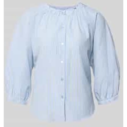 regular fit blouse met plooien model 'Cassy'