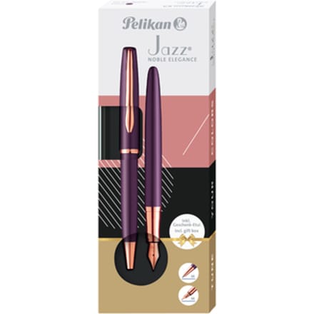 Schrijfset Pelikan Jazz Noble Elegance K36+P36 medium viola