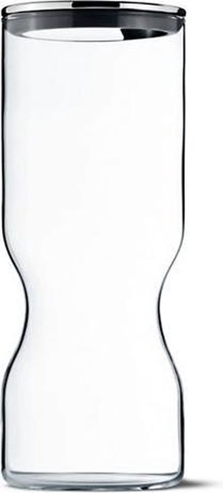 Georg Jensen Alfredo Voorraadpot Glas Met Rvs Deksel 1,5L