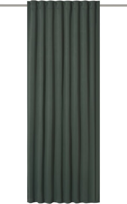 Elbersdrucke Gordijn met verborgen lussen Midnight 255x140 cm groen