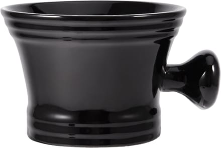 ARAMO® Essentials - Zwarte keramische, geglazuurde en hittebestendige scheerkom (105 x 78 mm)