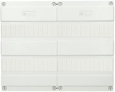 EMAT lege groepenkast 2-rijen 48 modules 440x360mm - wit (85260104)