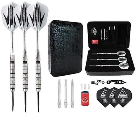 95% Tungsten 26 Gram Stalen Tip Darts Set met Luxe Dart Koffer