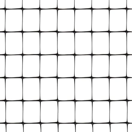 Tenax Kunststof Vogelnet Zwart 1.5x200m - Omheining Volière en Bescherming Tegen Ongedierte in de Tuin