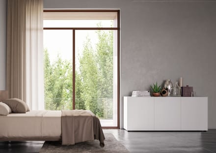 Piure - Nex Pur combibox gesloten - white 01 - Deuren/Deuren - H 75 cm - wit