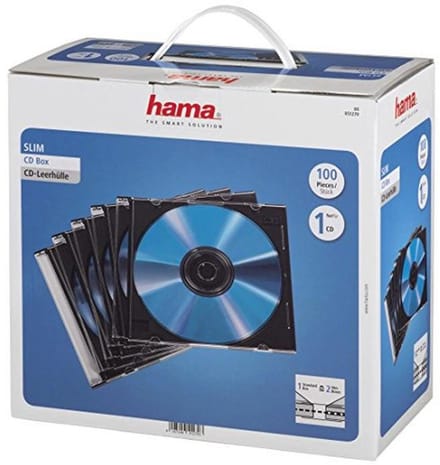 CD Hoezen - Opbergmappen - CD Opslag - Ruimtebesparend Ontwerp - 100 Stuks - Transparant Zwart