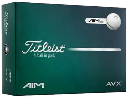 Titleist AVX AIM Golfballen Wit 2026