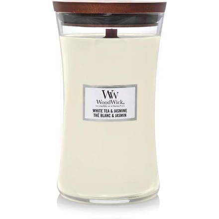 WoodWick Scented Candle White Tea &amp; Jasmine 609 g