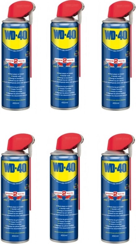 6x WD40 spray 450 ml smart straw
