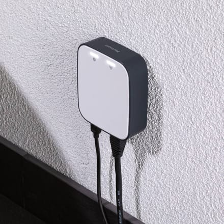 Paulmann Smart Home Zigbee 3.0 Gateway Smik - Wit/Antraciet - App & Spraakbesturing - Voor Paulmann Zigbee Verlichting