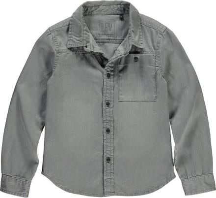 LEVV Dan Blouse Jongens - Grijs - Maat 140