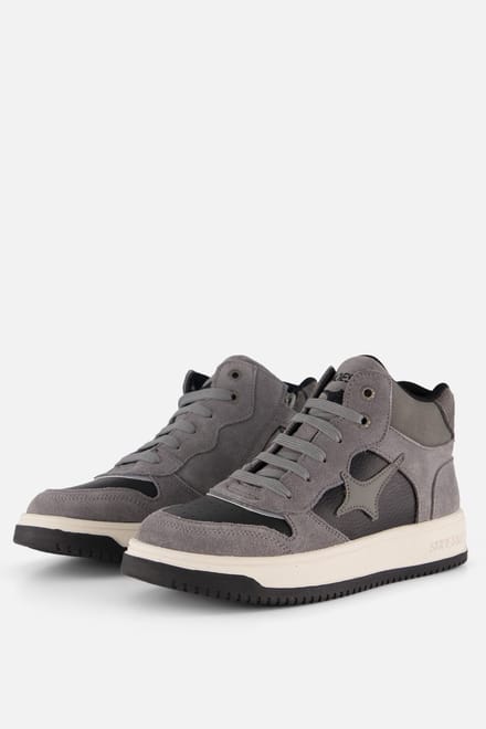 Shoesme New Outsole Sneakers grijs Suede - Maat 33