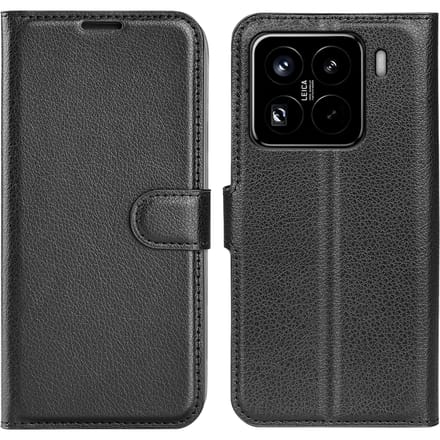 Mocaa Xiaomi 15 Pro Slim-Fit Book Case Zwart