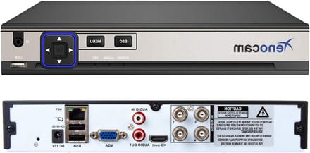 Hybride Videorecorder - DVR Systeem - Beveiliging Thuis - 5-in-1 Compatibiliteit - 4 Kanalen - Zwart
