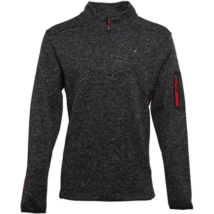 Fleece sweatshirt met halve rits Peak Mountain Cypar