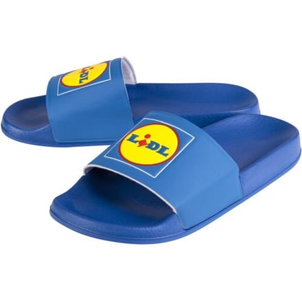 Lidl dames badslippers (Blauw, 41)