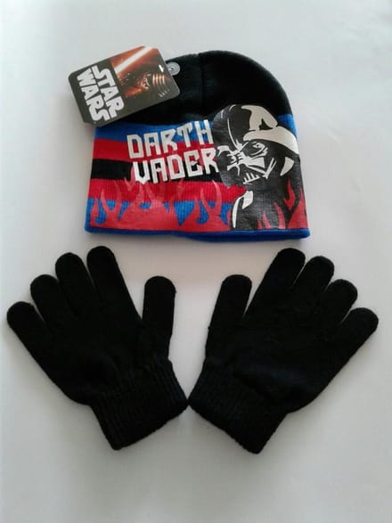 Star Wars - Winterset - Muts & Handschoenen - Zwart - 54 cm - 100% Acryl