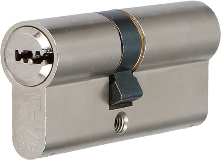 S2 veiligheidscilinder F6 30/40 SKG 2, dubbele profielcilinder (verschillend sluitend)