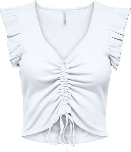 ONLY - ONLLAILA LIFE S/L RUCHING TOP JRS - Dames - Blouses
