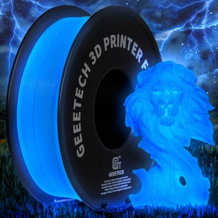 Geeetech - Luminous PLA Blue (1.75mm - 1kg)