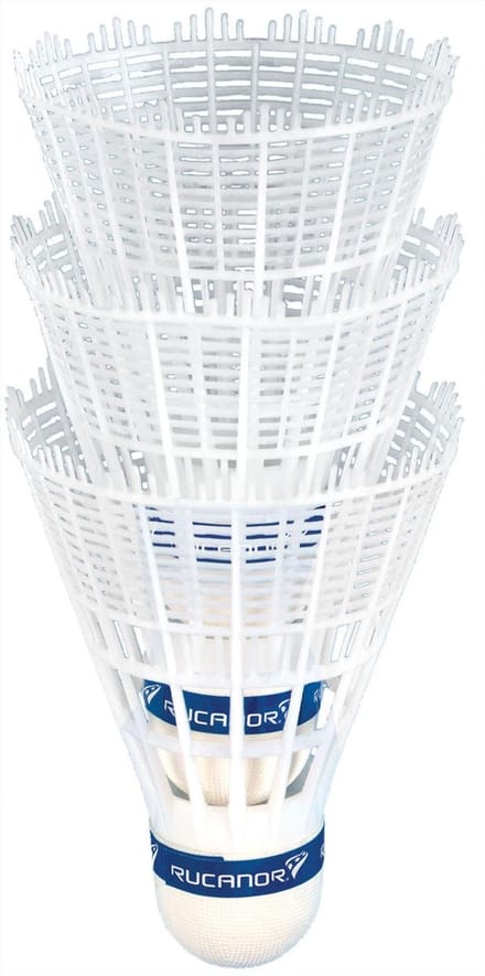 Rucanor Badminton Shuttles Seagull Wit 3 Stuks