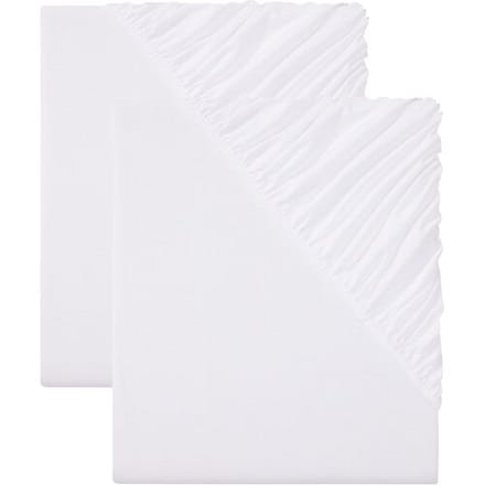 LIVARNO HOME 2 jersey hoeslakens 90-100 x 200 cm (wit)