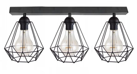 Hanglamp Metaal Zwart Druif 50cm E27