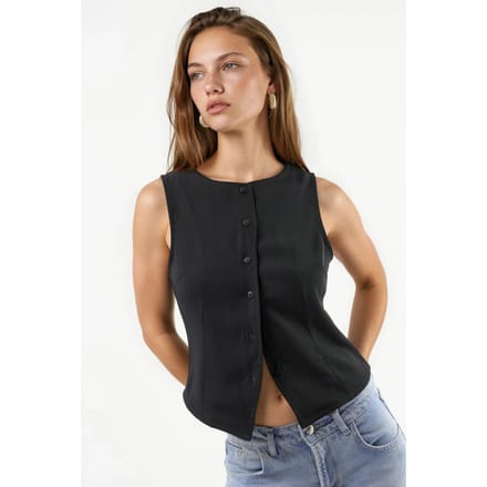 Geknoopte Mouwloze Top