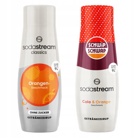 SodaStream - Oranje Zero Syrup - Pompoen Zonder Suiker - Cola Sinaasappel