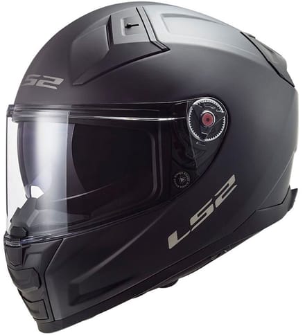 LS2 Helm Vector II FF811 mat zwart met Cardo intercom 4X maat S