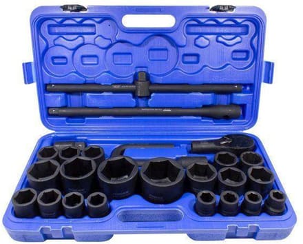 Forcekraft FK-68262-5 - Dopsleutelset - 26-delig - Ergonomische Handgreep - Staal