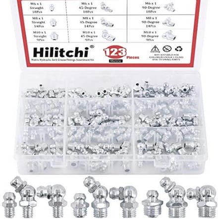 123-delige Set Metrische Hydraulische Vet Fittingen
