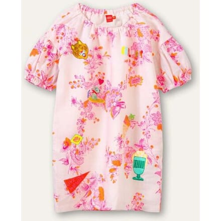 Oilily Dinky Jurk- maat152/12yr Wit