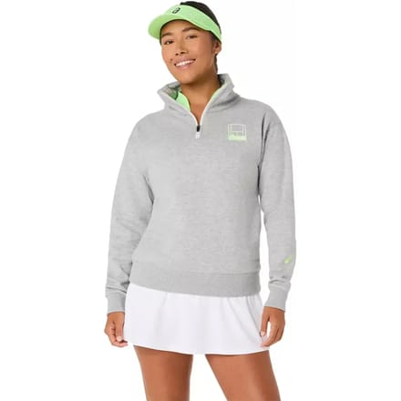 Dames sweatshirt met 1/2 rits Asics Court Core