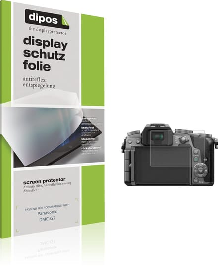 dipos – 4x Matte Beschermfolie geschikt voor Panasonic DMC-G7 | Krasbestendige & antireflecterende Screenprotector Ultra-Thin