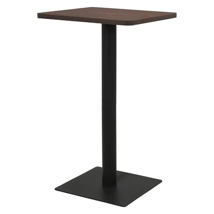 vidaXL Bistrotafel 70x70x107 cm donkeressenkleurig
