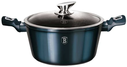 Berlinger Haus Metallic Line - Granieten Pan - 24cm - Soft-Touch Handgreep - Geschikt voor Inductie