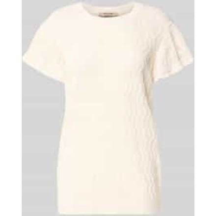 Gebreid shirt met ajourwerk model 'Ganna'