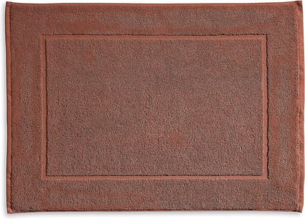 Badmat, 70 x 50 cm, Katoen, Terrabruin - Kela | Ladessa