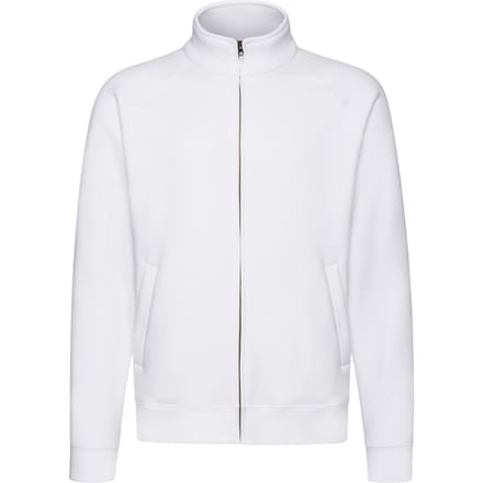 Fruit of the Loom Sweatjack Heren Premium (Wit)