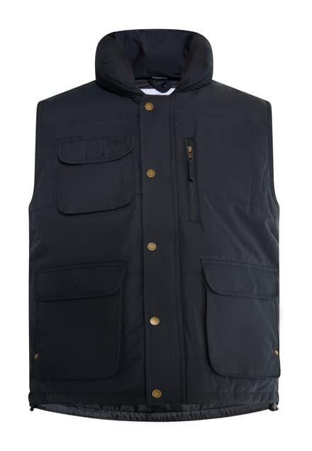 Mo Gewatteerd vest Heren zwart