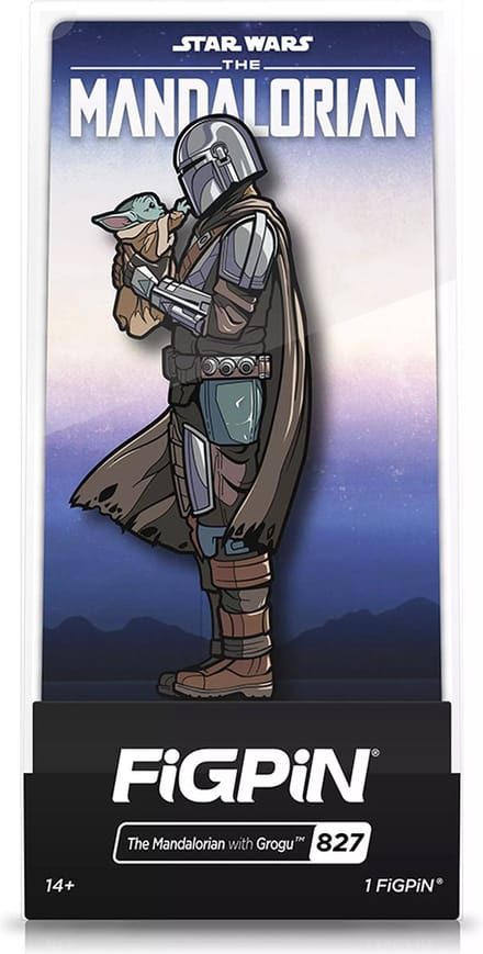 FiGPiN Star Wars The Mandalorian - VerzamelPin - The Mandalorian with Grogu - 827